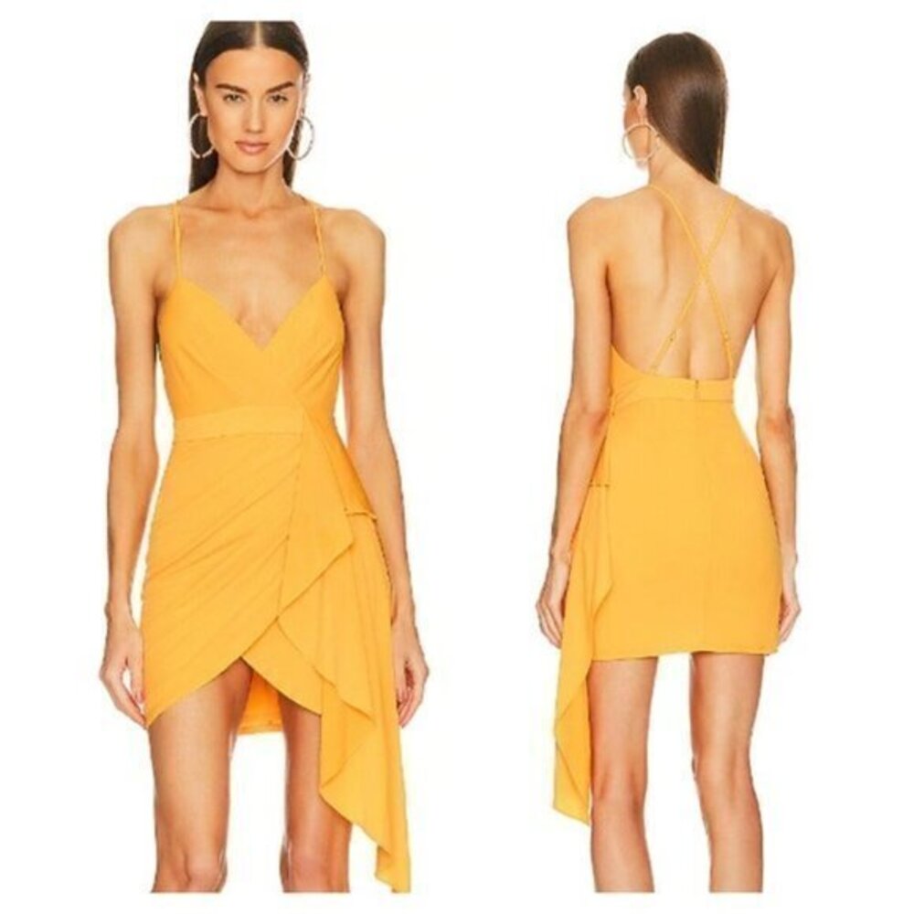 Michael Costello x REVOLVE Mona Dress - Yellow
